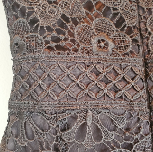 ZARA Basics collection Black Lace Dress - Picture 2 of 10